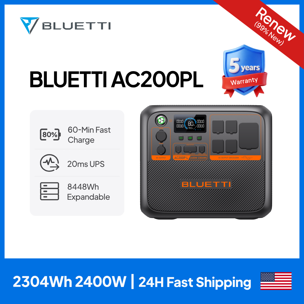Outdoor Power Source - BLUETTI AC200PL Portable Power Station |