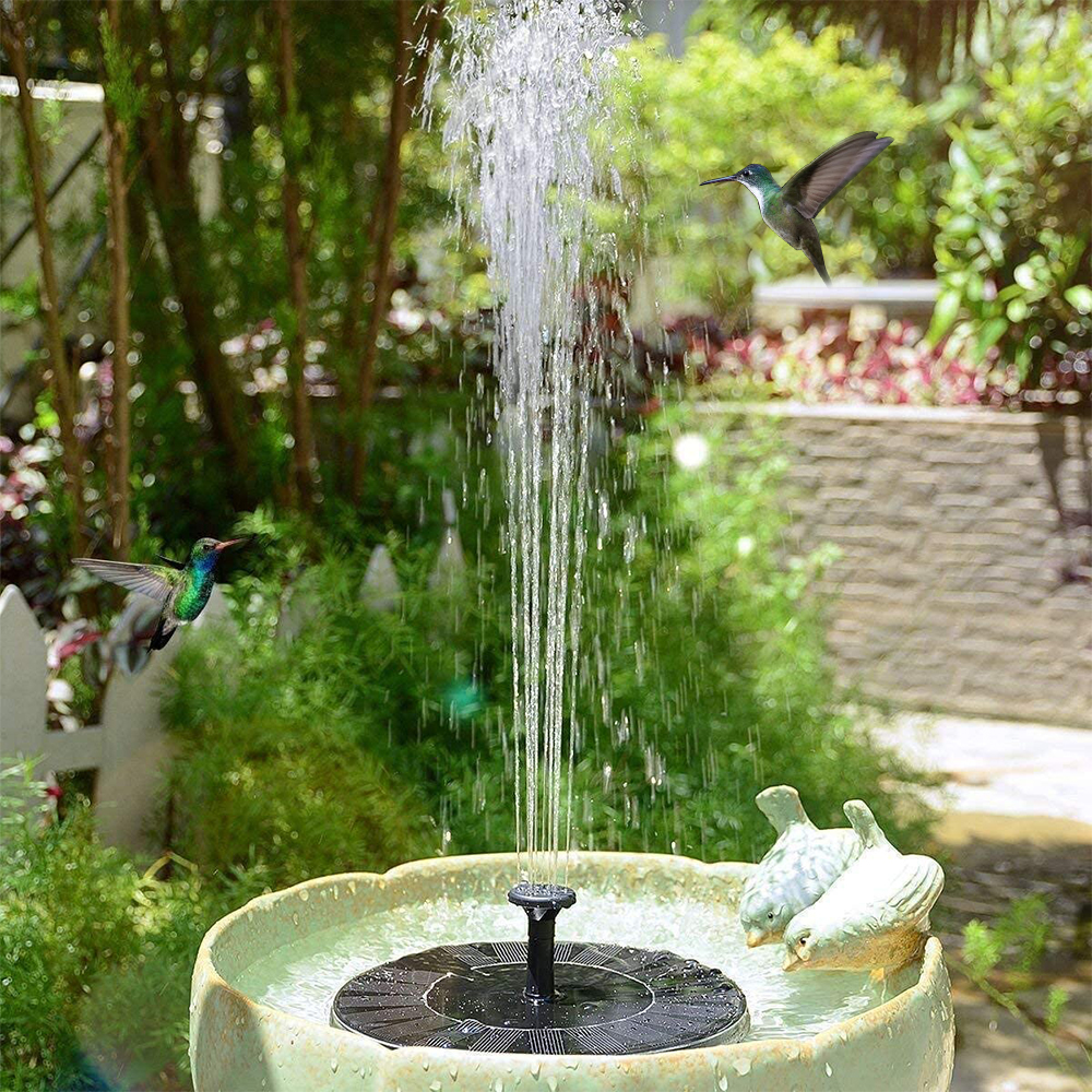 Outdoor Power Source - Waterfall Fountain Mini Solar Water Fountain