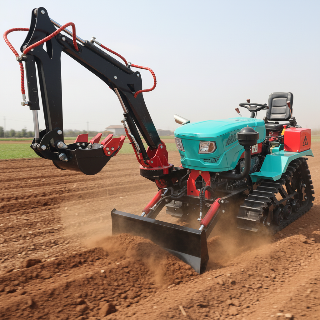 Garden Tiller Mini - Customize Mini Crawler Tractor 15HP 25HP
