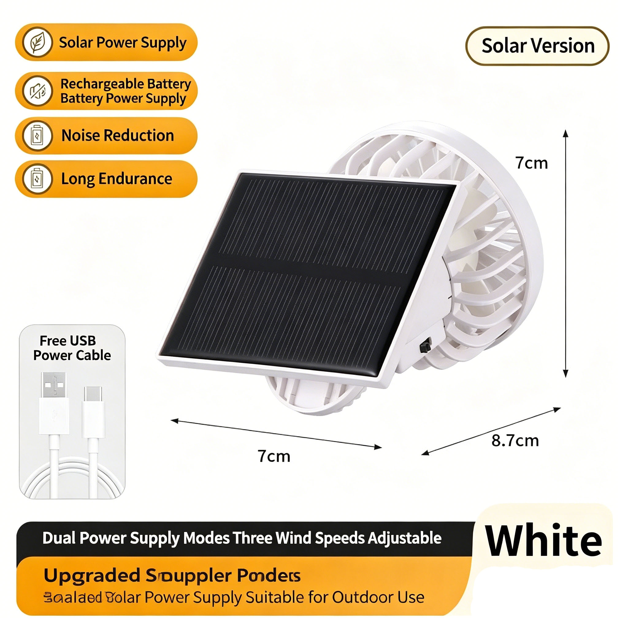 Portable Mini Clip Fan Dual Po - Outdoor Usb Power Supply incelemesi ve fiyatı
