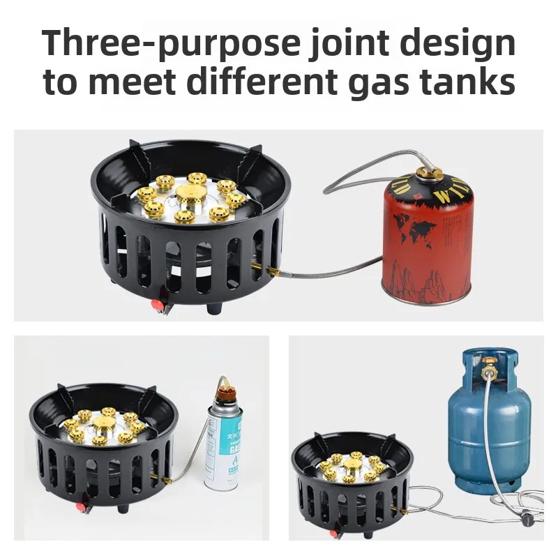 21000W 9-Core Camping gas Stov - Outdoor Power Equipment Brands incelemesi ve fiyatı