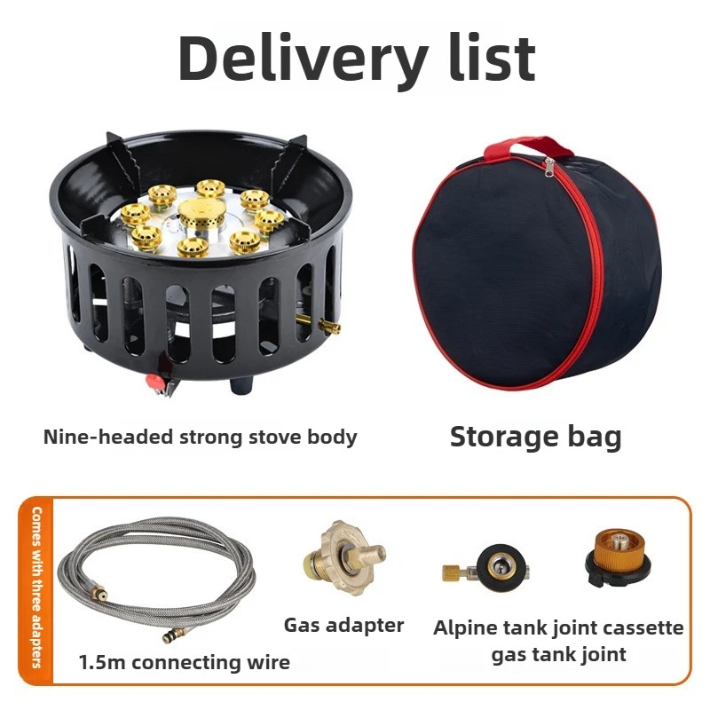 21000W 9-Core Camping gas Stov - Outdoor Power Equipment Brands incelemesi ve fiyatı