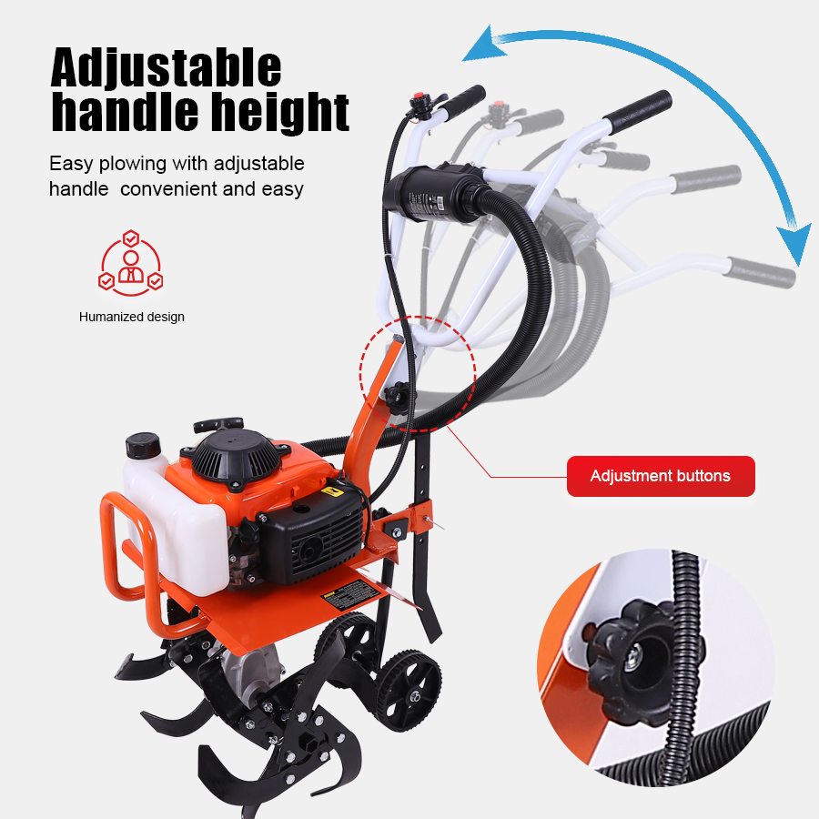 Mini Tiller Gas Cultivator 2 S - Garden Tiller Mini incelemesi ve fiyatı
