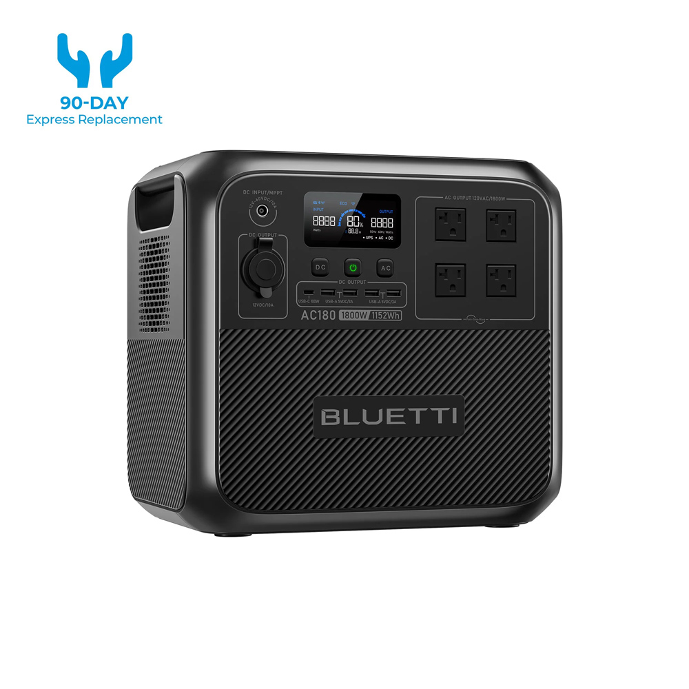 【RENEW】BLUETTI AC180 Solar Por - Outdoor Power Source incelemesi ve fiyatı