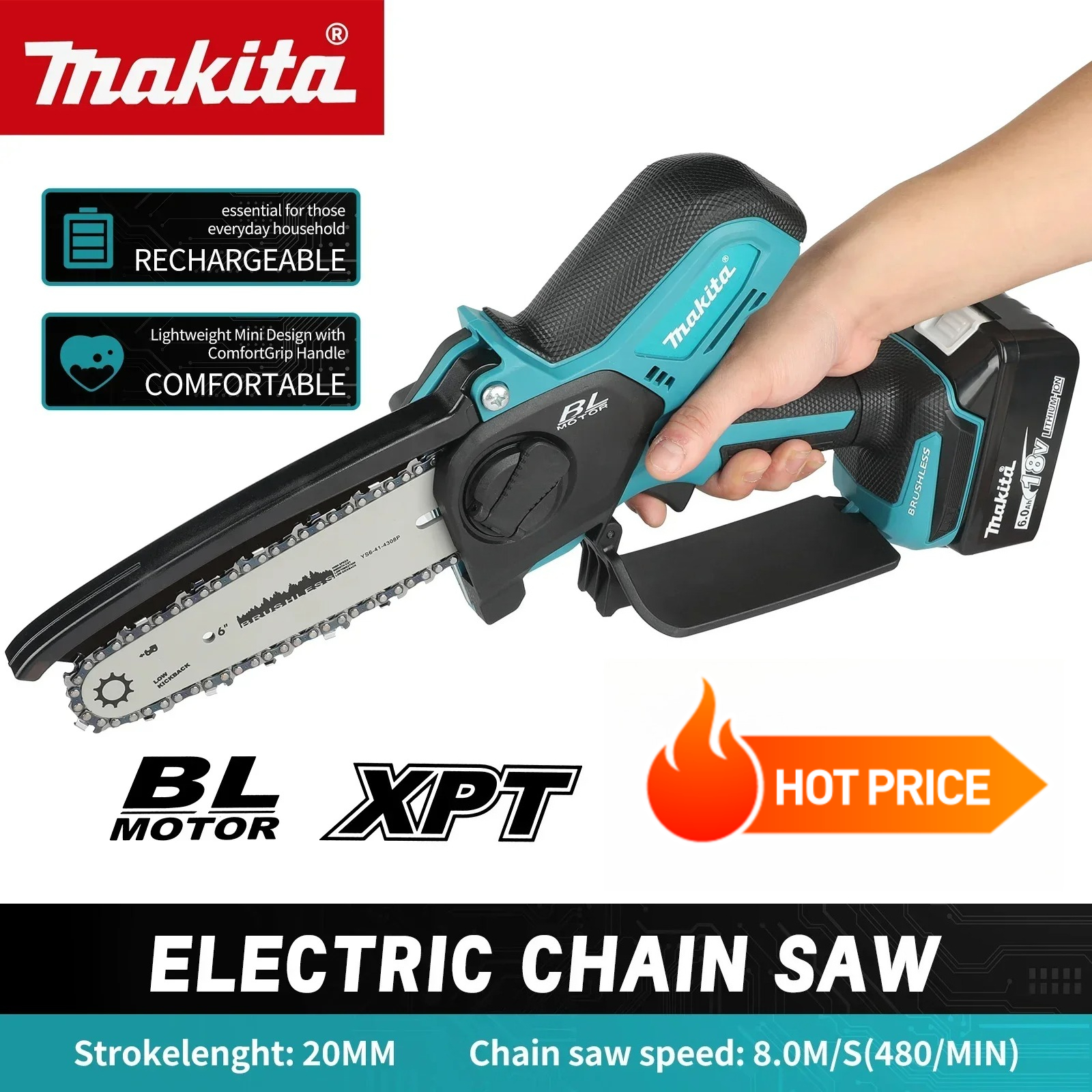 Makita Electric Chain Saw Prun - Garden Tiller Mini incelemesi ve fiyatı