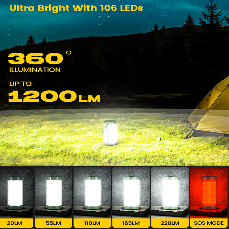 106LED Survival Camping Lanter - Outdoor Power Equipment Brands incelemesi ve fiyatı