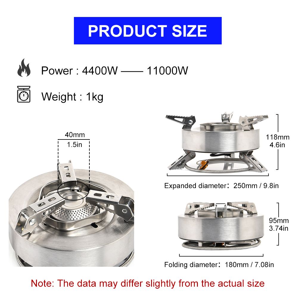 Widesea Camping Tourist Burner - Outdoor Power Equipment Brands incelemesi ve fiyatı