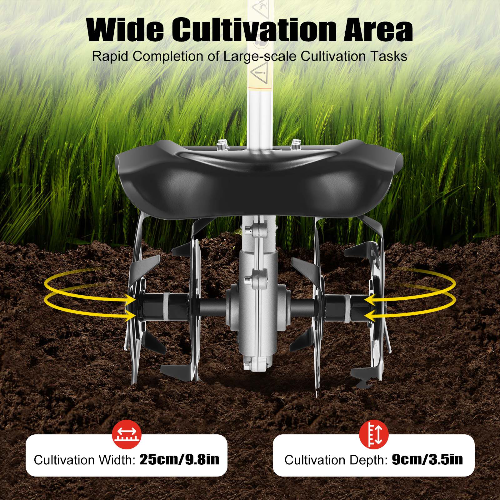 Gas Powered Mini Tiller Cultiv - Garden Tiller Mini incelemesi ve fiyatı