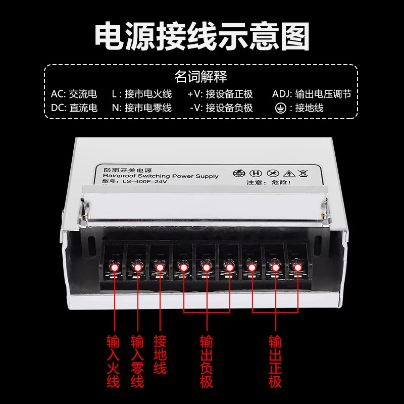 Rainproof switch power supply  - Outdoor Power Board Box incelemesi ve fiyatı