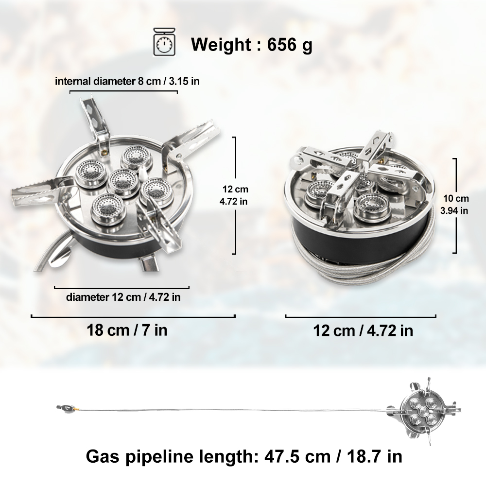Widesea Camping 5in1 Gas Stove - Outdoor Power Equipment Brands incelemesi ve fiyatı