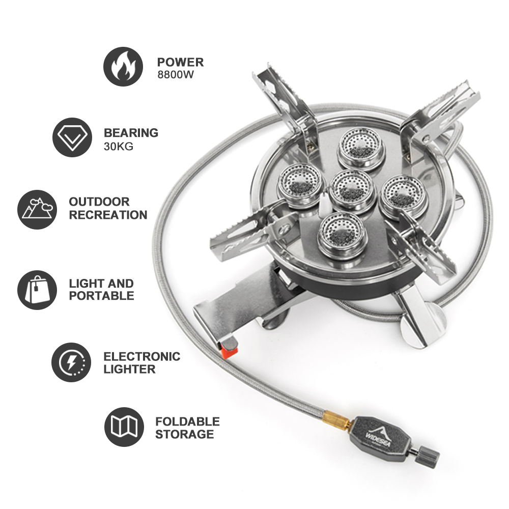 Widesea Camping 5in1 Gas Stove - Outdoor Power Equipment Brands incelemesi ve fiyatı
