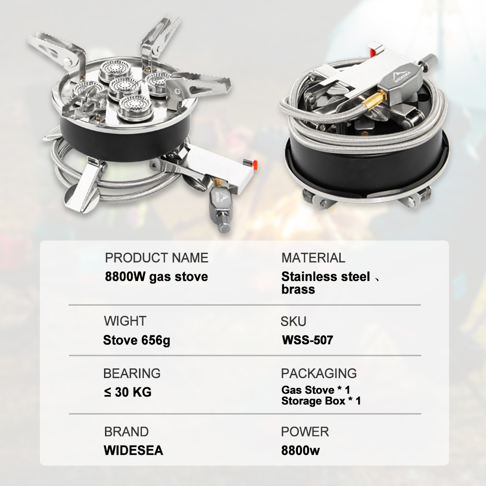 Widesea Camping 5in1 Gas Stove - Outdoor Power Equipment Brands incelemesi ve fiyatı