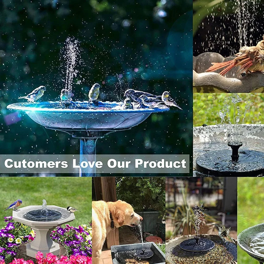 Mini Solar Water Fountain - So - Outdoor Power Source incelemesi ve fiyatı