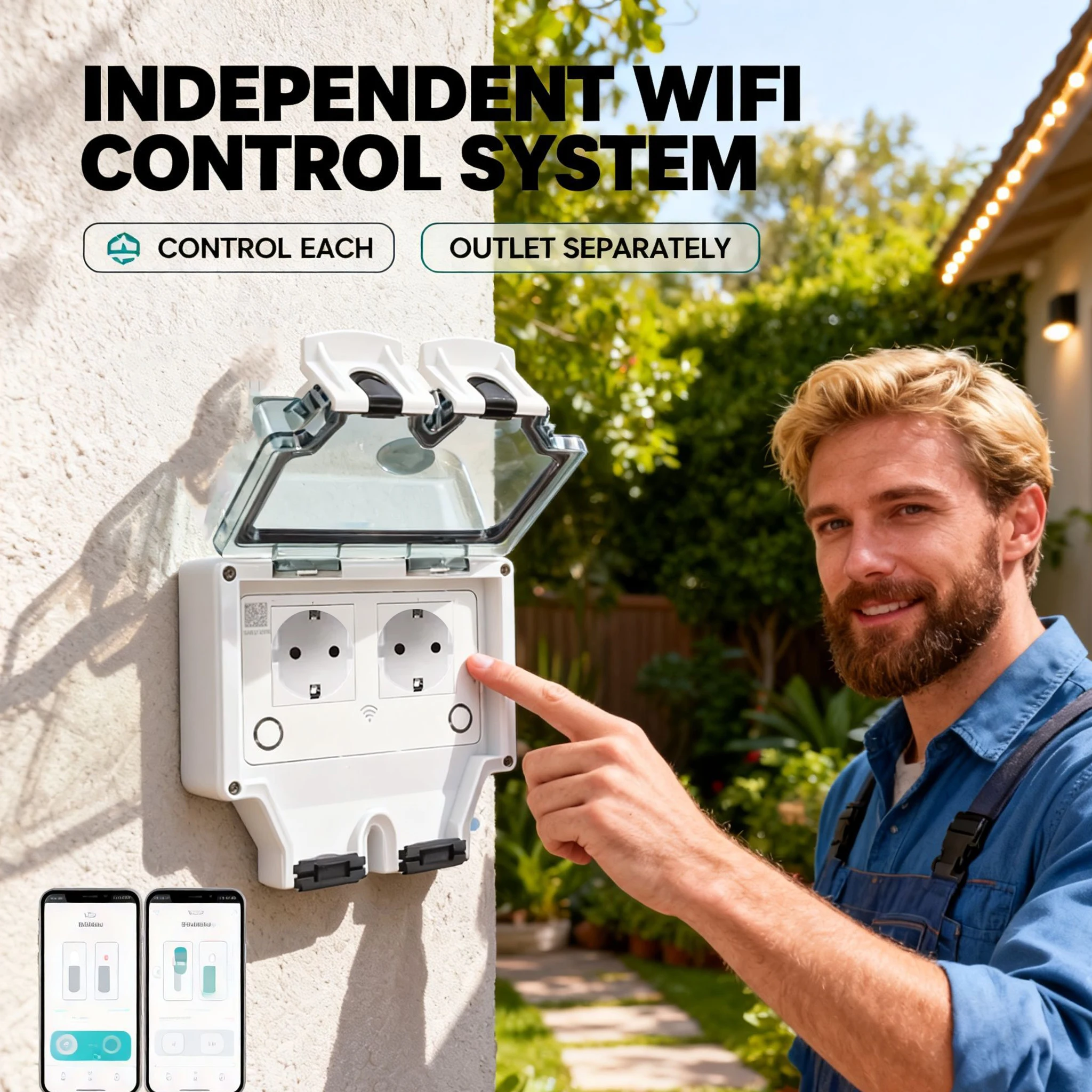 Tuya Waterproof Electrical Wal - Outdoor Power Equipment Brands incelemesi ve fiyatı