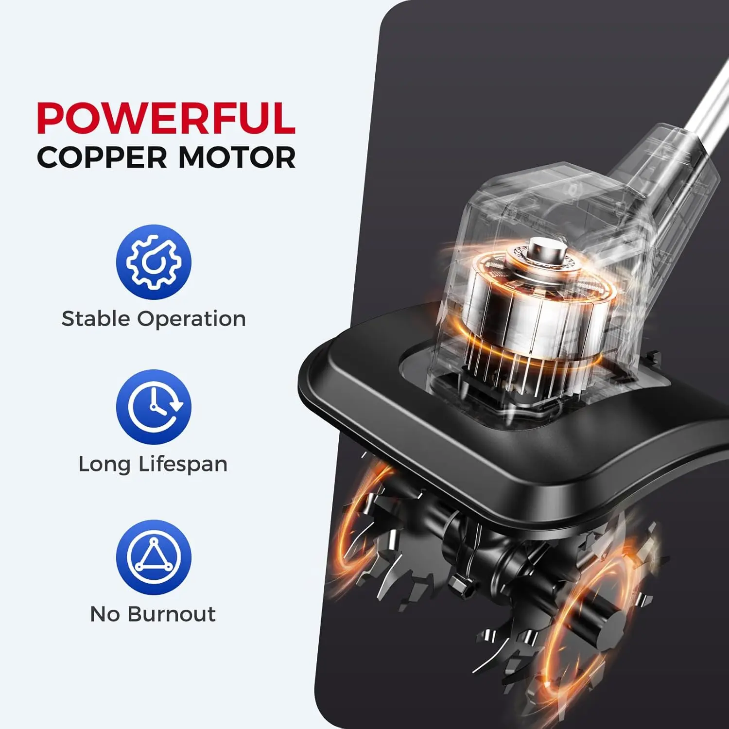 Upgraded Cordless Electric Til - Garden Tiller Mini incelemesi ve fiyatı
