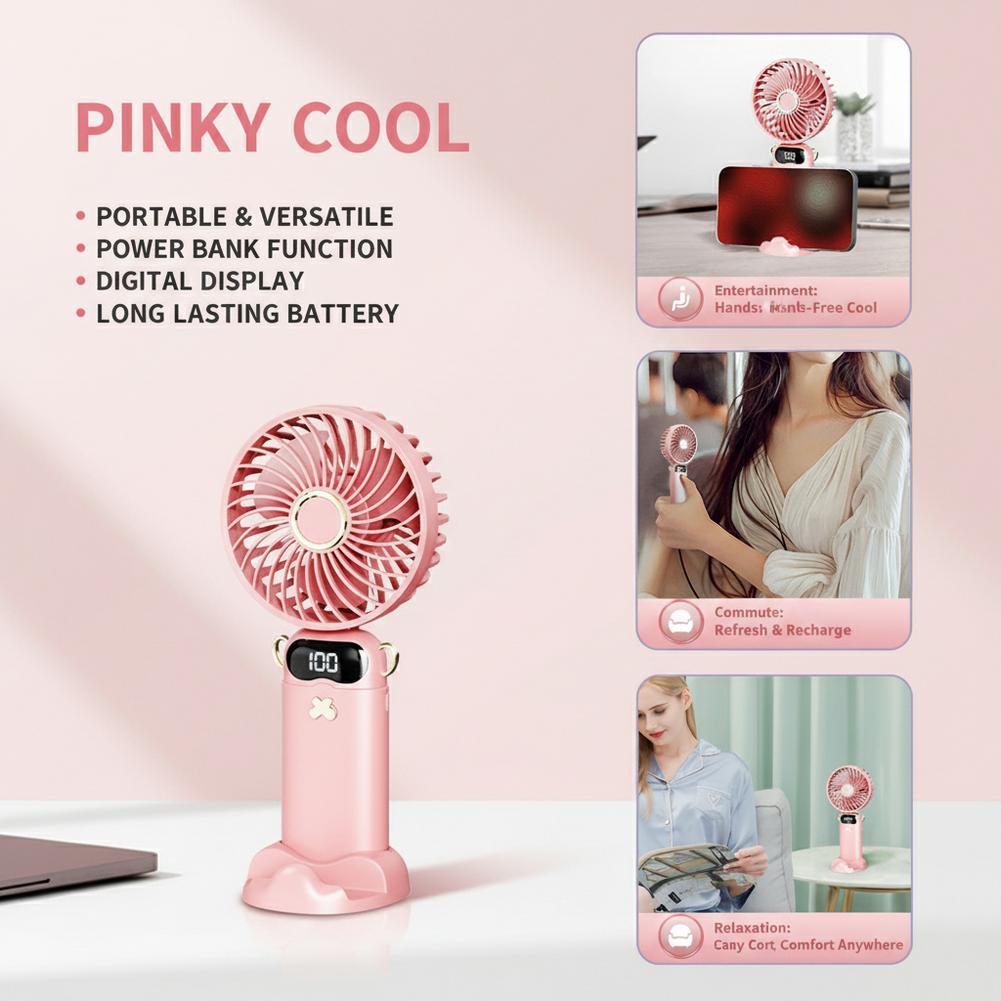 Portable Mini Fan With 6 Speed - Outdoor Usb Power Supply incelemesi ve fiyatı