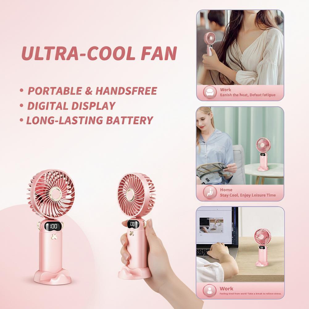 Portable Mini Fan With 6 Speed - Outdoor Usb Power Supply incelemesi ve fiyatı