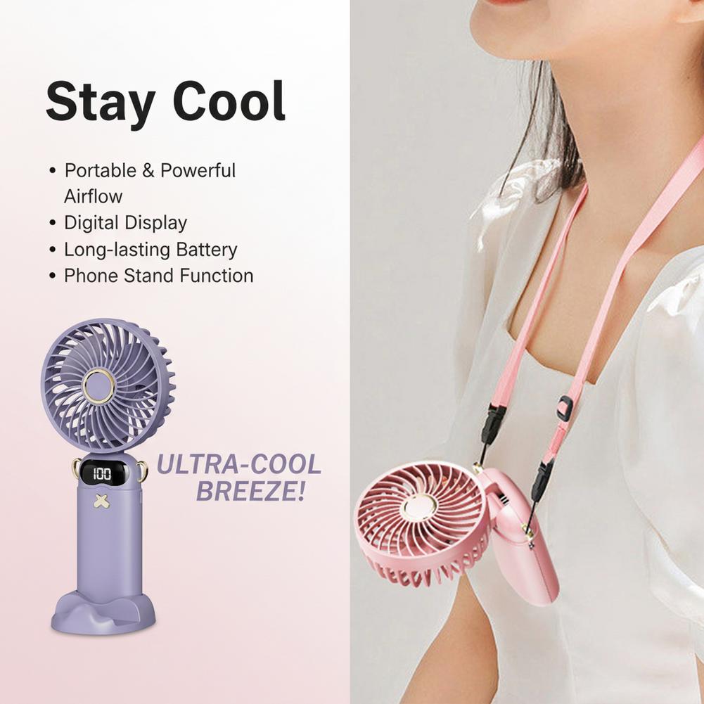 Portable Mini Fan With 6 Speed - Outdoor Usb Power Supply incelemesi ve fiyatı