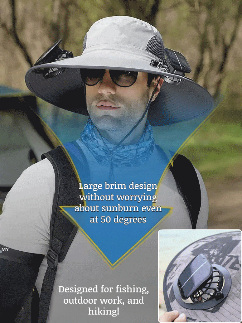 Solar-Powered Dual Fan Fisherm - Outdoor Power Equipment Brands incelemesi ve fiyatı