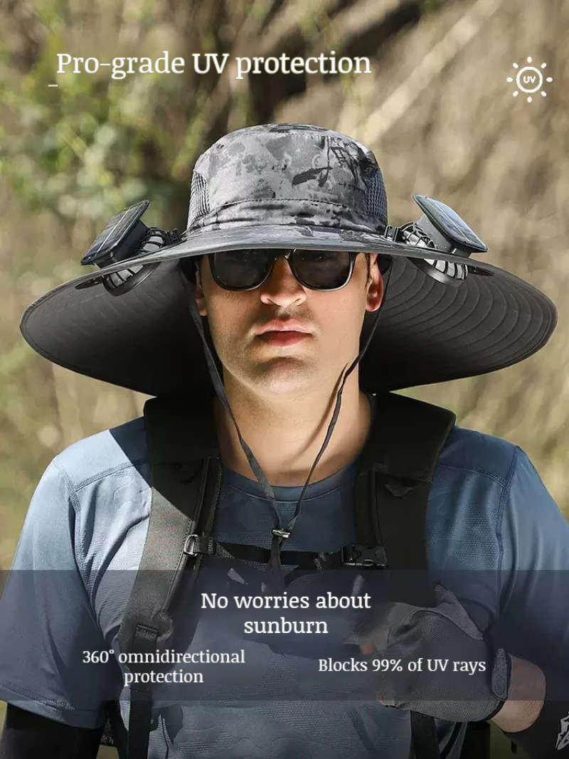 Solar-Powered Dual Fan Fisherm - Outdoor Power Equipment Brands incelemesi ve fiyatı