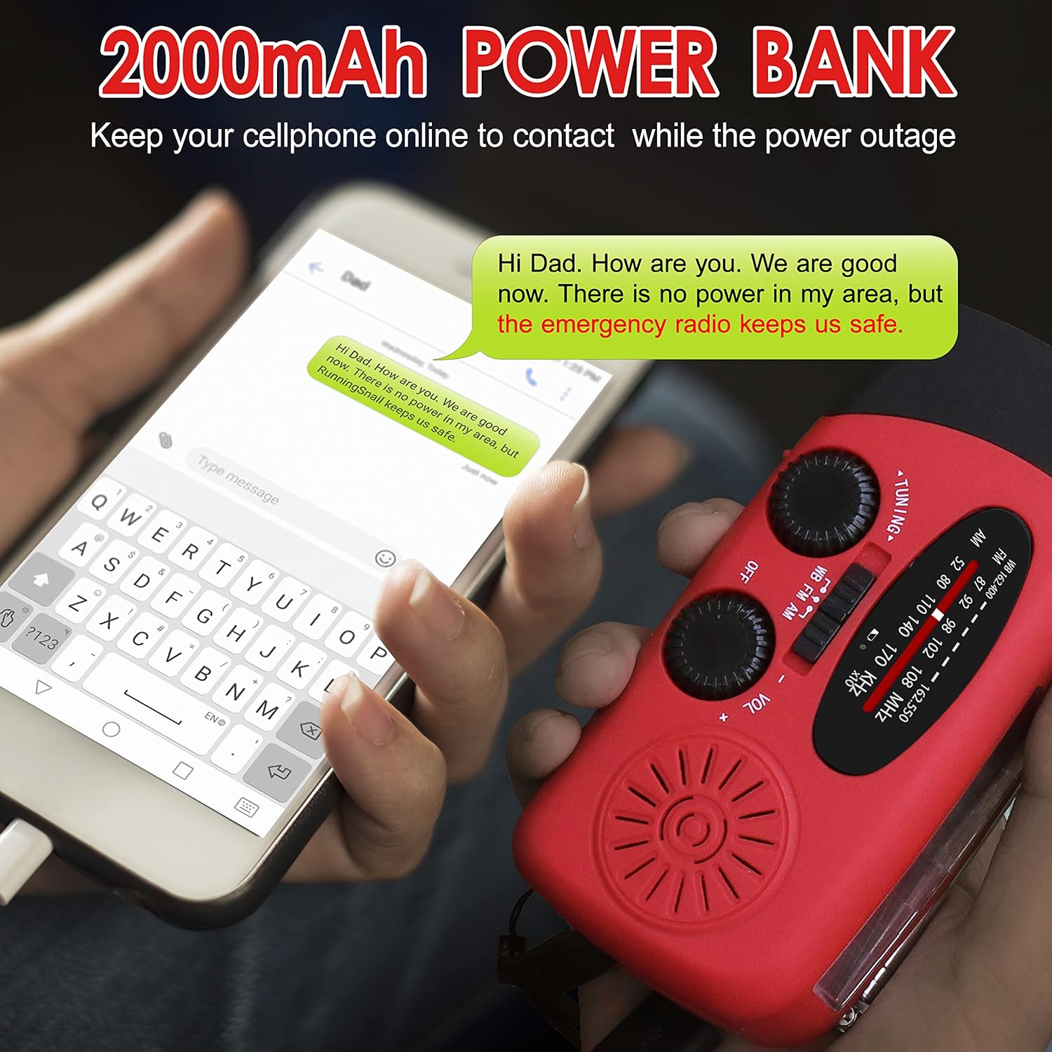 Portable Hand Crank Generator  - Outdoor Power Tool Kit incelemesi ve fiyatı